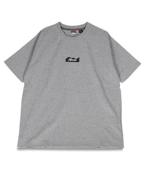 NANGA(ナンガ)/ NANGA ナンガ Tシャツ 半袖 エコ ハイブリッド ロゴ ティー メンズ レディース ECO HYBRID MT LOGO TEE ブラック ホワイト グ/グレー