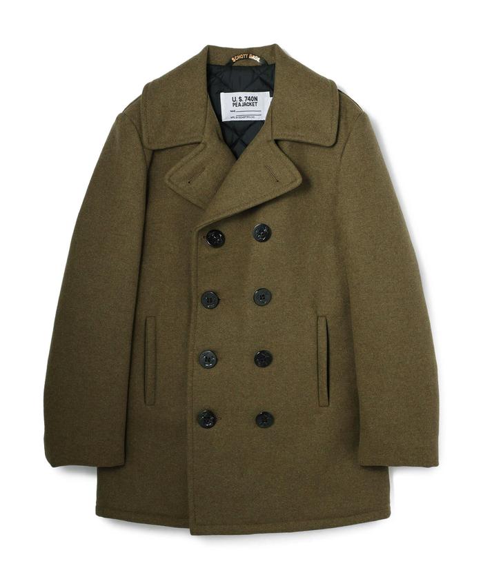 ショット schott クレイジー マルチカラー USA製 pコート