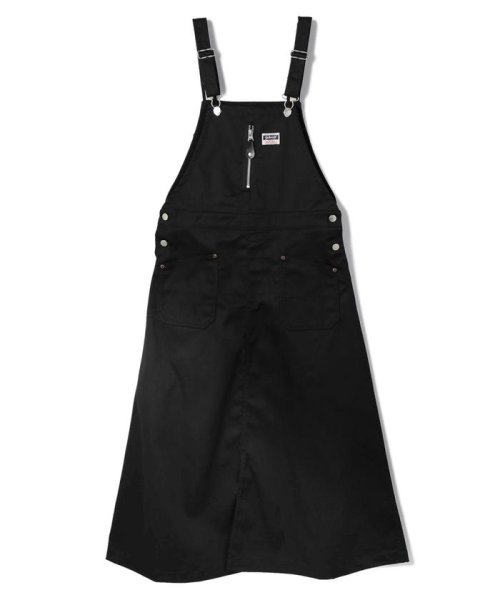 Schott(ショット)/TC JUMPER DRESS/ジャンパー ドレス/ブラック