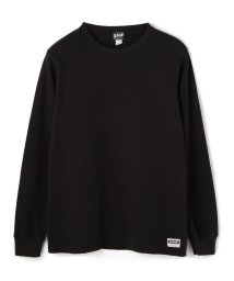 Schott/LS HONEYCOMB CREWNECK T－SHIRT/ハニカム クルーネック Tシャツ/504720634