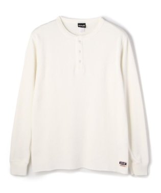 Schott/LS HONEYCOMB HENLEYNECK T－SHIRT/ハニカム　ヘンリーネック/504720636