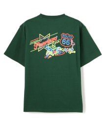 Schott(ショット)/PERFECTO NEON SIGN T－SHIRT/パーフェクト ネオンサイン Tシャツ/ダークグリーン