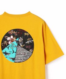 Schott(ショット)/HAWAIIAN EMBROIDERY T－SHIRT/ハワイアン エンブロイダリー アロハ Tシャツ/イエロー