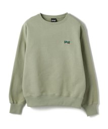 Schott(ショット)/CREW SWEAT LOGO EMBROIDERY/クルー スウェット ロゴ エンブロイダリー/ライトグリーン