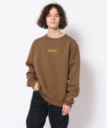 AVIREX(AVIREX)/ロゴ クルースウェット/ LOGO CREW SWEAT/ブラウン