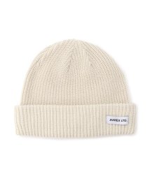 AVIREX(AVIREX)/コットン ニットワッチキャップ/COTTON KNIT WATCH CAP/オフホワイト3