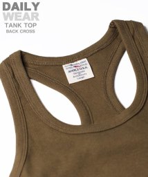 AVIREX/《DAILY/デイリー》RIB TANK TOP BACK CROSS/リブ タンクトップ バッククロス  デイリーウェア/504721356