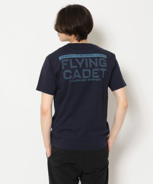 AVIREX(AVIREX)/Vネック Tシャツ フライングカデット/ SS V－NECK T－SHIRT FLYING CADET / アヴィレックス / AVIREX/ネイビー