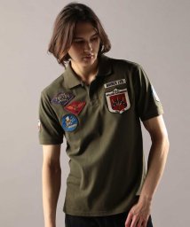 AVIREX(AVIREX)/トップガン ポロシャツ/TOP GUN POLO SHIRT/オリーブ