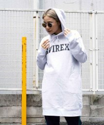 AVIREX(AVIREX)/フーデッド ロゴ ワンピース/ HOODED LOGO ONEPIECE/ライトグレー3