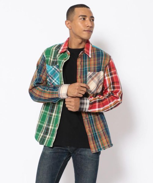 AVIREX(AVIREX)/《DAILY/デイリー》COTTON FLANNEL CHECK SHIRT/コットン フランネル チェックシャツ/アザー3