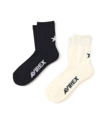 AVIREX(AVIREX)/スター ソックス/STAR SOCKS/ソックス/オフホワイト3