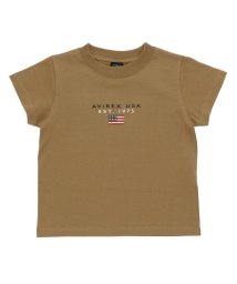 AVIREX(AVIREX)/Tシャツ ブロック ロゴ/T－SHIRT BLOCK LOGO/カーキ