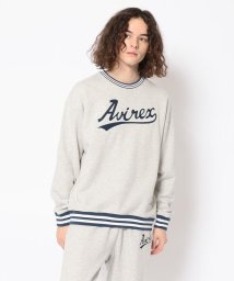 AVIREX/ベースボール ラインリブ クルーネック スウェット/BASEBALL  CREW NECK SWEAT/504722261