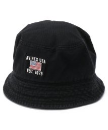 AVIREX(AVIREX)/ウォッシュド バケット ハット USA/BUCKET HAT/ブラック
