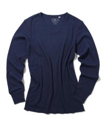 AVIREX(AVIREX)/《DAILY/デイリー》DAILY L/S THERMAL V－NECK T－SHIRT/デイリー ロングスリーブ サーマル Vネック /ネイビー