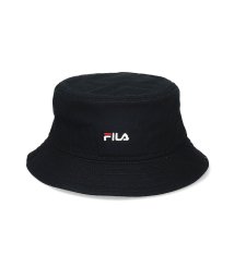 FILA(フィラ)/フィラ バケットハット キッズ FILA KIDS SMALL LOGO HAT バケハ キッズ帽子 日よけ 洗濯 コットン アウトドア 105－213503/ブラック