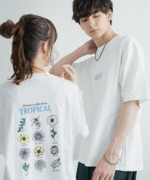 Rocky Monroe(ロッキーモンロー)/Tシャツ 半袖 カットソー 白T メンズ レディース バックプリント ヘビーウェイト 米綿 USAコットン ビッグシルエット オーバーサイズ ゆったり ルーズ /ホワイト系1