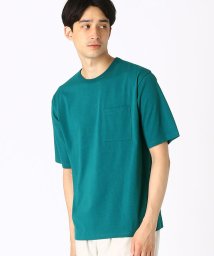 COMME CA ISM MENS(コムサイズム（メンズ）)/ひんやり　クルーネックTシャツ/グリーン