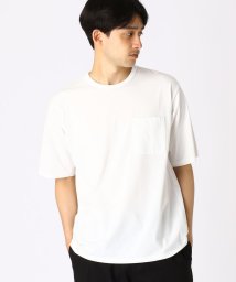 COMME CA ISM MENS(コムサイズム（メンズ）)/ひんやり　クルーネックTシャツ/ホワイト