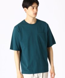 COMME CA ISM MENS(コムサイズム（メンズ）)/ひんやり　クルーネックTシャツ/ブルー