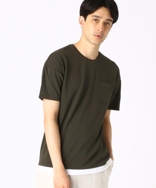 セール フェイクレイヤード Tシャツ コムサイズム メンズ Comme Ca Ism Mens Magaseek