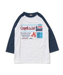 WHO'S WHO GALLERY(フーズフーギャラリー)/【WHO'S WHO gallery】COOPER FACT LTDラグランTEE/アッシュ