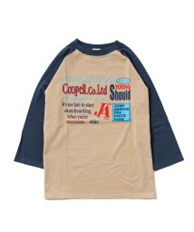 WHO'S WHO GALLERY(フーズフーギャラリー)/【WHO'S WHO gallery】COOPER FACT LTDラグランTEE/サンド