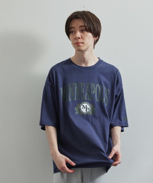 JUNRed(ジュンレッド)/MINNEA POLIS BIGTシャツ/ブルー系（45）