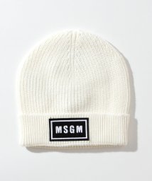 MSGM(MSGM)/MSGM(エムエスジーエム)Kids & Junior 帽子 ニット帽 ニットキャップ/オフホワイト