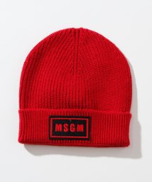MSGM(MSGM)/MSGM(エムエスジーエム)Kids & Junior 帽子 ニット帽 ニットキャップ/レッド