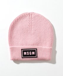 MSGM(MSGM)/MSGM(エムエスジーエム)Kids & Junior 帽子 ニット帽 ニットキャップ/ライトピンク