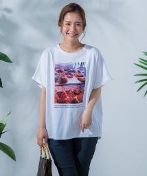 VICKY(ビッキー)/Bread Tシャツ《洗濯機で洗える》/ホワイト