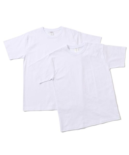 AVIREX(AVIREX)/《DAILY/デイリー》DAILY 2－PACK CREW NECK TEE/デイリー2パック 半袖クルーネックTシャツ/ホワイト