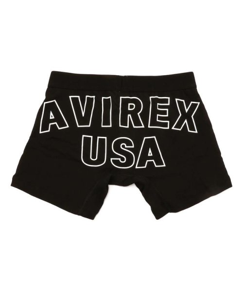 AVIREX(AVIREX)/アンダーウェア ビッグロゴ/BIG LOGO BOXER/ブラック