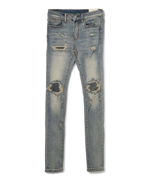 mnml/ミニマル/X162 STRETCH DENIM(20ML－SP661D)/蛇腹パンツ 