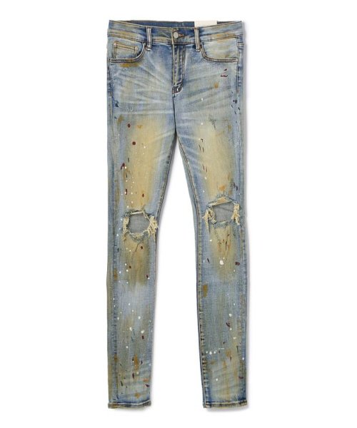 LHP(エルエイチピー)/mnml/ミニマル/X188 STRETCH DENIM(20ML－SP755D)/ペンキストレッチデニムパンツ/ブルー