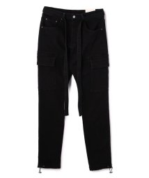 LHP(エルエイチピー)/mnml/ミニマル/デニムカーゴパンツ/Denim CargoPants(M2019－P565)/ブラック