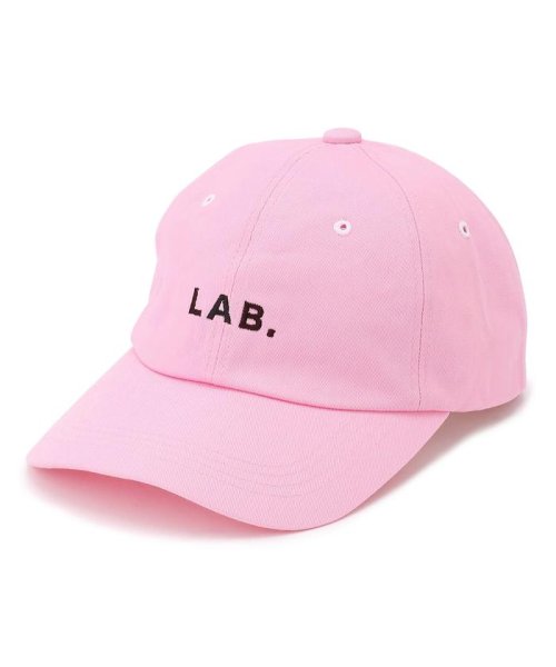 LHP(エルエイチピー)/LHP PRIVATE LAB/エルエイチピープライベートラボ/LOW CAP 7/ロゴキャップ/ピンク