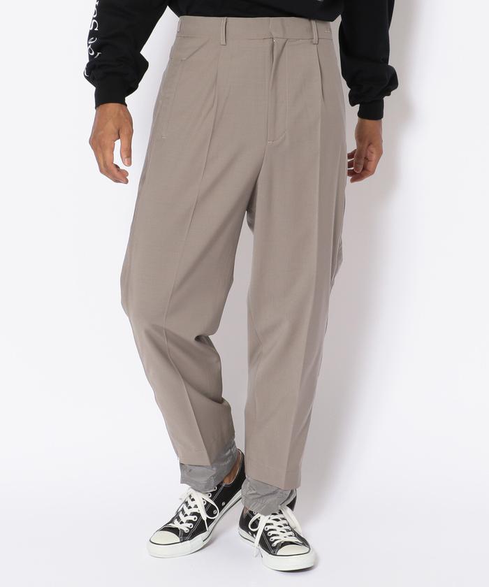 セール】LUSOR（ルーソル）WOOL ZIP SLACKS(504725275) | ビーセカンド