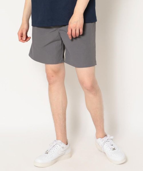 B'2nd(ビーセカンド)/LUSOR（ルーソル）RESIN Nylon SHORTS/ナイロンショートパンツ/グレー