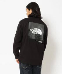 B'2nd(ビーセカンド)/THE NORTH FACE/ザ・ノースフェイス　L/S Sleeve Graphic Tee ロングスリーブスリーブグラフィックティー/ブラック