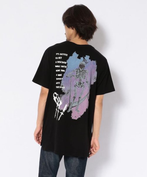 RoyalFlash(ロイヤルフラッシュ)/SWITCHBLADE/スイッチブレード/SKULL GRAFFITI TEE/ブラック