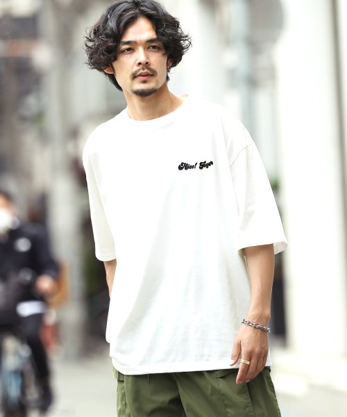セール 天竺バック虎柄刺繍スーベニアtシャツ Tシャツ メンズ スカ ティーシャツ 半袖 カットソー トップス ビッグシルエット オーバーサイズ クルーネック ジギーズショップ Jiggys Shop Magaseek