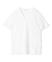 JAMES PERSE(JAMES PERSE)/コットンスラブジャージー ソフトVネックTシャツ WUA3705/11ホワイト