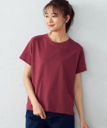 COMME CA ISM (コムサイズム（レディス）)/日本の伝統カラーTシャツ/ワイン