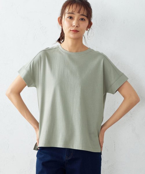 COMME CA ISM (コムサイズム（レディス）)/日本の伝統カラーTシャツ/ミント