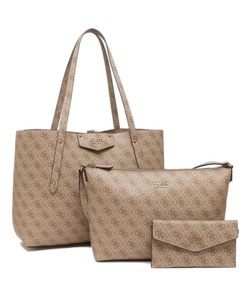 セール ゲス トートバッグ エコ ブレントン ベージュ レディース Guess Esb9023 Ltl ゲス Guess Magaseek