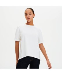 AIGLE(エーグル)/吸水速乾 デザイン半袖Tシャツ/ホワイト