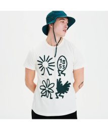 ＡＩＧＬＥ MEN(エーグル　メンズ)/吸水速乾 グラフィック 半袖Tシャツ（ARTISTIC）/ホワイト
